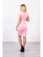 Dámske šaty 8310 powder pink - Kesi