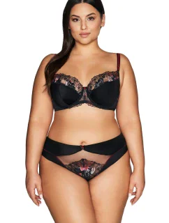 Ava 2121 Čierna polomäkká podprsenka