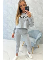 Šedá sada s potlačou Šedá sada s potlačou