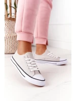 Damskie Klasyczne Trampki Szare Omerta