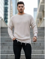 Pánsky béžový sveter FashionStreet WX1965