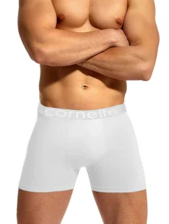 Pánske boxerky 508/01 High emotion white - CORNETTE