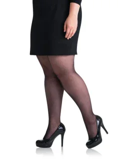 Pančuchové nohavice pre nadmerné veľkosti PLUS SIZE 20 DEN - Bellinda - čierna