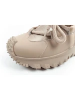 Lee Cooper dámske zimné športové topánky zimné trekkingové zateplené béžové prírodné kožené dámske