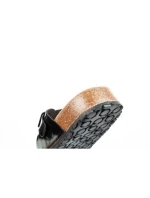 Abeba Sandále Black W 8088 pracovné žabky