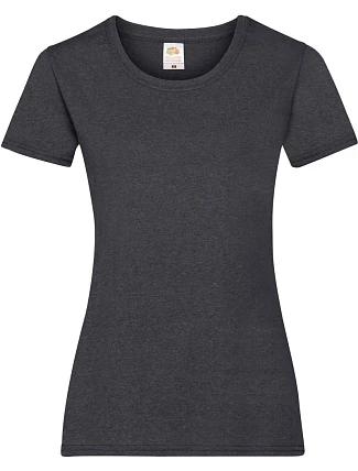 Fruit of the Loom Lady-Fit Valueweight T Dámske tričko 16.1372 tmavošedá melírovaná Fruit of the Loom Lady-Fit Valueweight T Dámske tričko 16.1372 tmavošedá melírovaná