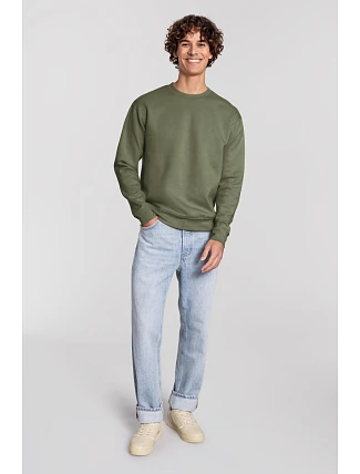 Fruit of the Loom Iconic Premium Set-In Sweat Mikina z hrubej bavlny 16.2282 classic olive Fruit of the Loom Iconic Premium Set-In Sweat Mikina z hrubej bavlny 16.2282 classic olive