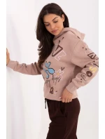 Mikina s kapucňou model 218218 Podúroveň Mikina s kapucňou model 218218 Podúroveň