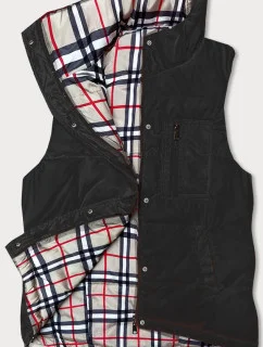 Dámska obojstranná vesta čierna (2383)