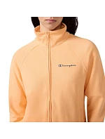 Champion Dámska tepláková súprava na zips oranžová a tmavomodrá 117988 OS069