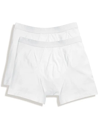 Fruit of the Loom Classic Boxer 2-Pack Pánske boxerky, balenie po 2 ks 16.7026 biele Fruit of the Loom Classic Boxer 2-Pack Pánske boxerky, balenie po 2 ks 16.7026 biele