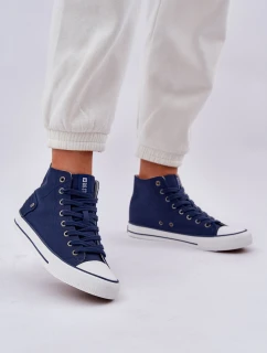 Dámske vysoké tenisky Big Star DD274333 Dark Blue