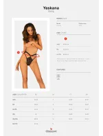 Zmyselné tangá Yaskana thong - Obsessive