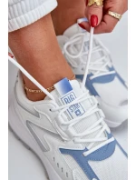 Buty Sportowe Damskie Big Star NN274A094 HI-POLY SYSTEM Biało-Niebieskie
