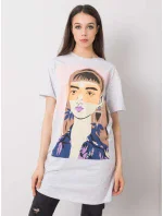 Tunika D12022O02382A svetlo šedá Tunika D12022O02382A svetlo šedá