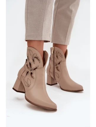 Topánky na podpätku model 219129 Step in style