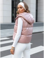 Dámska prešívaná vesta OSHE pink FashionStreet TY3705