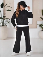 Dámska tepláková súprava SANELIS black FashionStreet AY0984 Dámska tepláková súprava SANELIS black FashionStreet AY0984