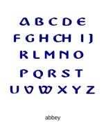 Výšivka monogram dve písmená Allegra skript Výšivka monogram dve písmená Allegra skript