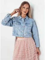 Dámska džínsová bunda FINSEI modrá FashionStreet TY4166 Dámska džínsová bunda FINSEI modrá FashionStreet TY4166