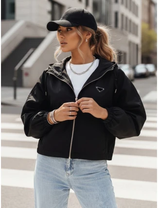 Dámska nadrozmerná bunda CATRAL black FashionStreet TY4189