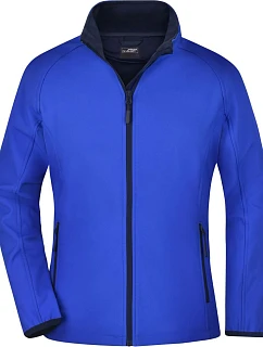 Daiber JN 1129 Dámska 2-vrstvová promo softshellová bunda 02.1129 nautic blue/navy