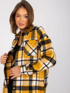 Dámska košeľa-EM-KS-003/07.35X-čierna a žltá