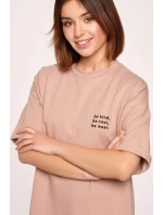 Dámske šaty B194 Mocca - BeWear