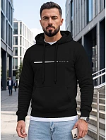 Pánska mikina s kapucňou a potlačou „WHATEVER“, čierna, FashionStreet NX5128BX Pánska mikina s kapucňou a potlačou „WHATEVER“, čierna, FashionStreet NX5128BX