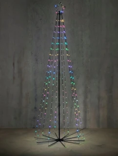 DEKORATÍVNY VIANOČNÝ STROMČEK 230 LED RGB 240CM LUCA