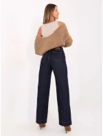 Nohavice D80018BB62456D298 navy blue