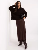 Sukňa MI SD 4213 1,94 tmavohnedá