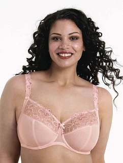 Suzette podprsenka s kosticami Full Cup 5253 wild rose - RosaFaia