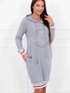 Šaty Brooklyn šedej