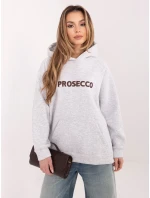 Mikina RV BL A1034.30 melanžová sivá