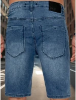 FashionStreet pánske krátke modré džínsy SX2489 FashionStreet pánske krátke modré džínsy SX2489