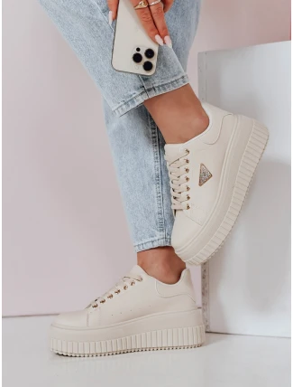 Dámske tenisky na platforme SNIKPIK beige FashionStreet ZY0927