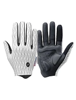 Rockbros plné športové rukavice na jar/leto veľkosť L - biela/čierna