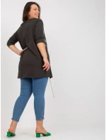 Šaty RV SK 7726.56P tmavá khaki