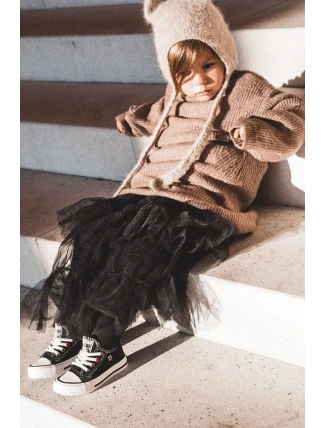 Dziecięce Klasyczne Niskie Trampki BIG STAR HH374194 Czarne