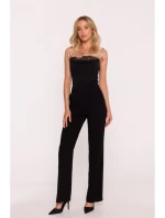 Nohavice s lakom S418 čierne - Stylove