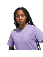 Dámske tričko adidas Cursive light purple KB2402