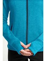 Tenson TXlite Hoodie Zip Women Dámska mikina s kapucňou 84.7402 modrá Tenson TXlite Hoodie Zip Women Dámska mikina s kapucňou 84.7402 modrá