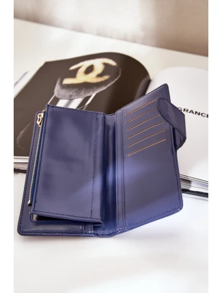 Dámska peňaženka z ekokože modrá Kalinessa Dámska peňaženka z ekokože modrá Kalinessa