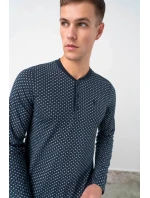 Klasické pánske dvojdielne pyžamo 17600 - Vamp