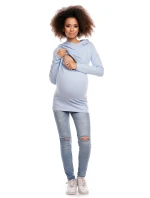 Tehotenská mikina model 84457 PeeKaBoo