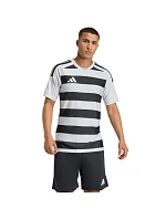 Pánske tričko adidas Hooped 26 Jersey grey-black KF3396 pánske