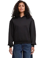 Build your Brand BY 444 Dámska mikina s kapucňou v oversize štýle „Loose Fit“ 56.0444 čierna