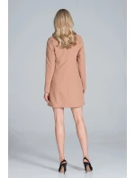 Dámske šaty M822 Brown - Figl Dámske šaty M822 Brown - Figl