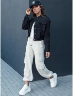 Dámska bunda bomber PRIEV black FashionStreet TY4307 Dámska bunda bomber PRIEV black FashionStreet TY4307